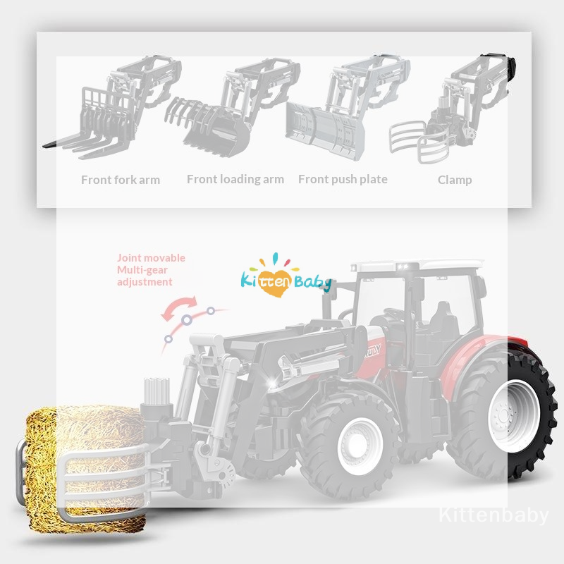 Agriculture Farming For Kids - 1/24 Remote Control Tractor Toy RC