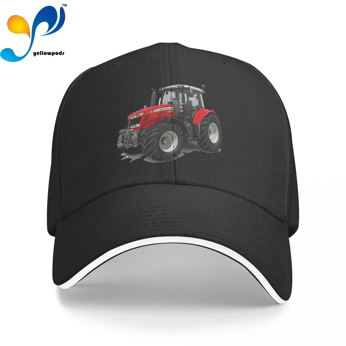 Agriculture Farming Hats - Baseball Cap Men Massey Ferguson Black
