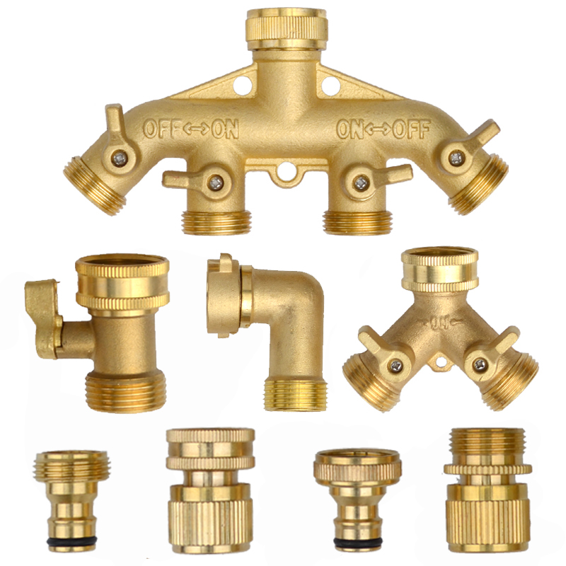 Heavy Duty Brass 1-2-4 way Spl - огляд і ціна Gardena Hose Comfort