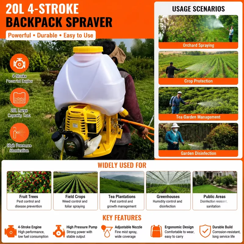 20L Imported Agricultural Back - огляд і ціна Crop Sprayer Backpack