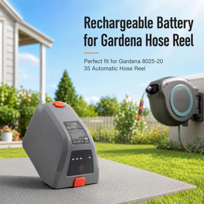 008A231 Rechargeable Lithium‑i - огляд і ціна Gardena Hose Comfort