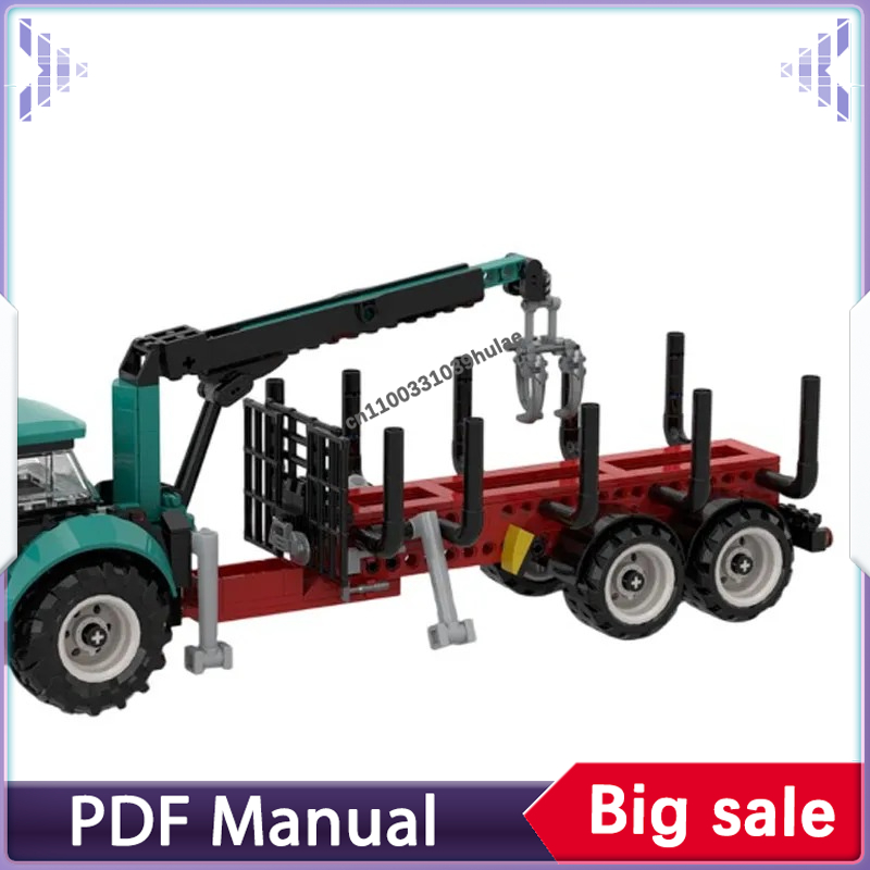 Urban City Tractor MOC Buildin - огляд і ціна Farming Agriculture Model