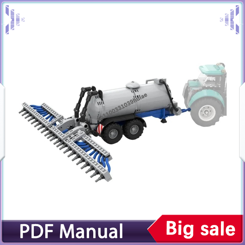 Urban City Tractor MOC Buildin - огляд і ціна Farming Agriculture Model