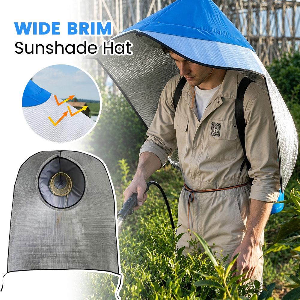 Outdoor Hooded Sun Hat Wide Br - огляд і ціна Agriculture Farming Hats
