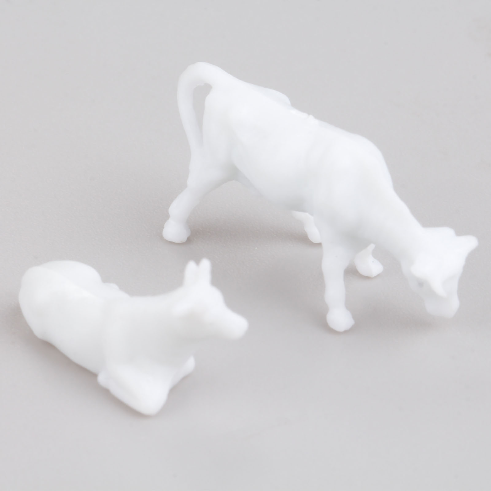 100pcs White Model Cows Scale  - огляд і ціна Farming Agriculture Model