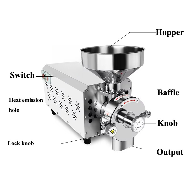 Electric Wheat Flour Mill Rice - огляд і ціна Grain Mill Grinder